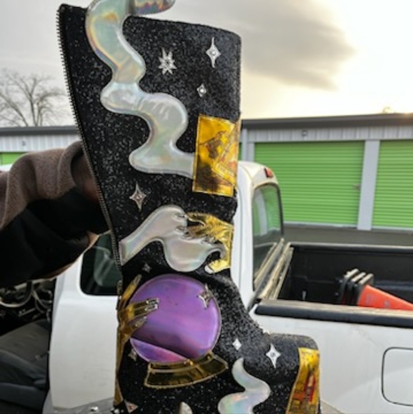 Shoes - Cosmic fortune platform boots
